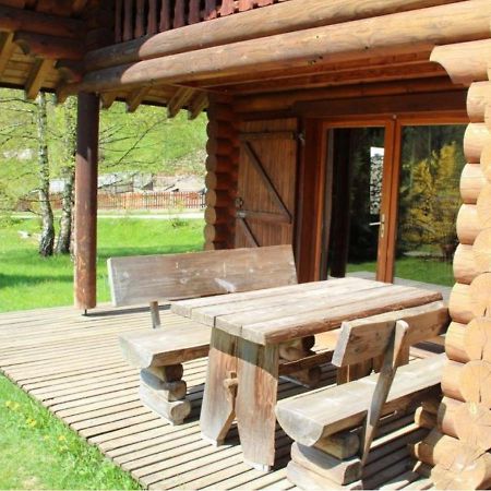 L'Ours Noir Chalet En Rondins La Bresse Eksteriør bilde