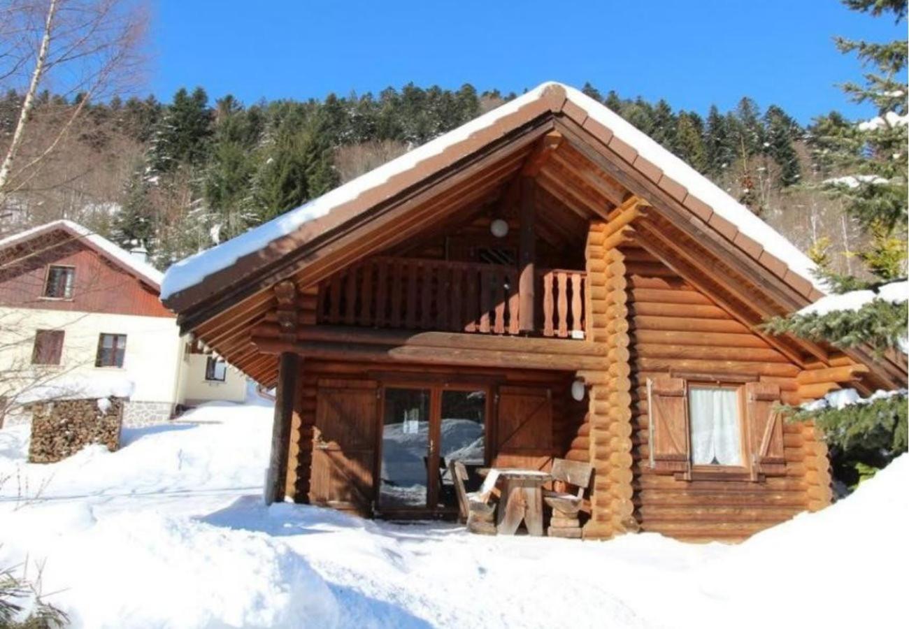 L'Ours Noir Chalet En Rondins La Bresse Eksteriør bilde