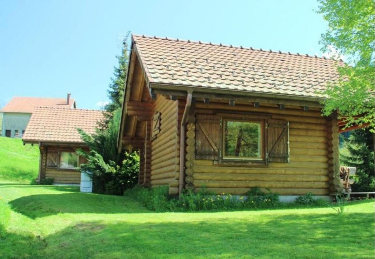 L'Ours Noir Chalet En Rondins La Bresse Eksteriør bilde