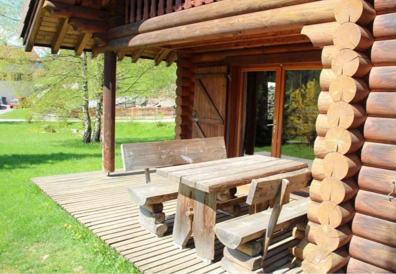 L'Ours Noir Chalet En Rondins La Bresse Eksteriør bilde