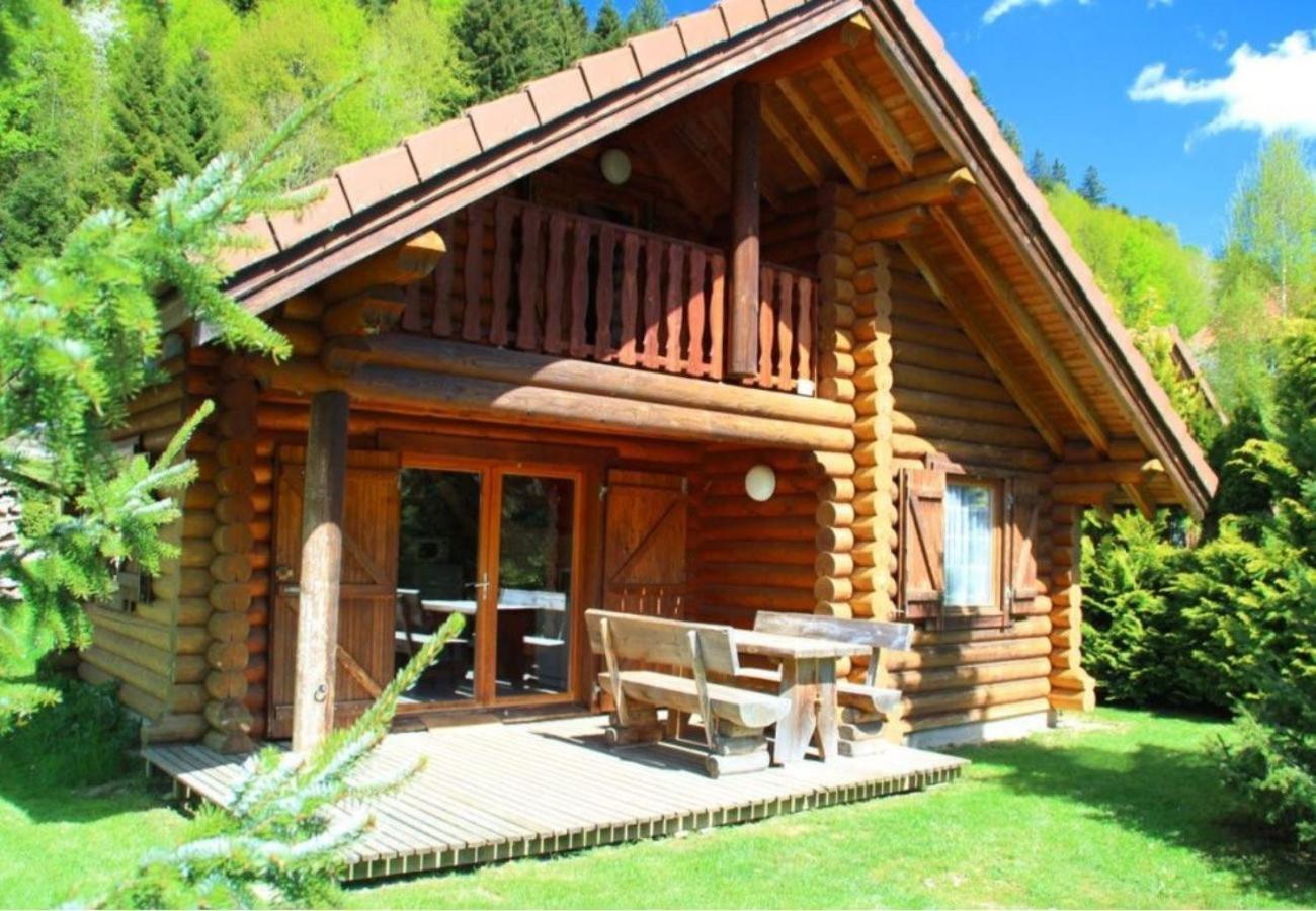 L'Ours Noir Chalet En Rondins La Bresse Eksteriør bilde