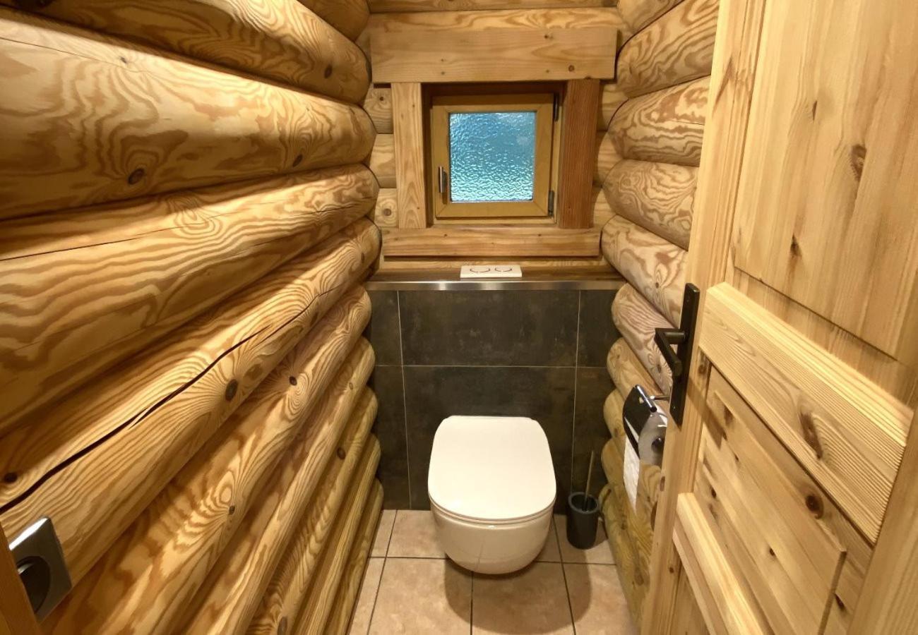 L'Ours Noir Chalet En Rondins La Bresse Eksteriør bilde