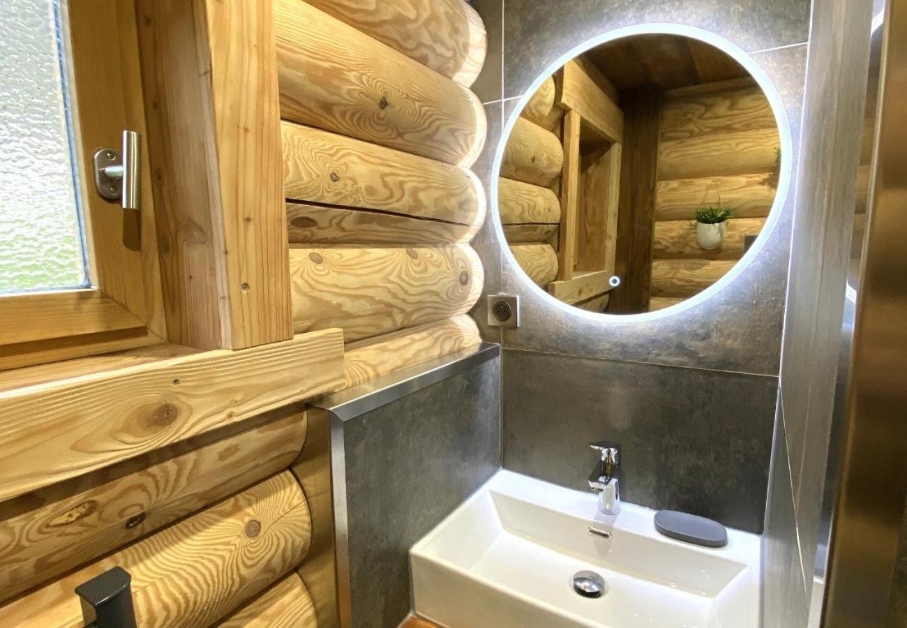 L'Ours Noir Chalet En Rondins La Bresse Eksteriør bilde