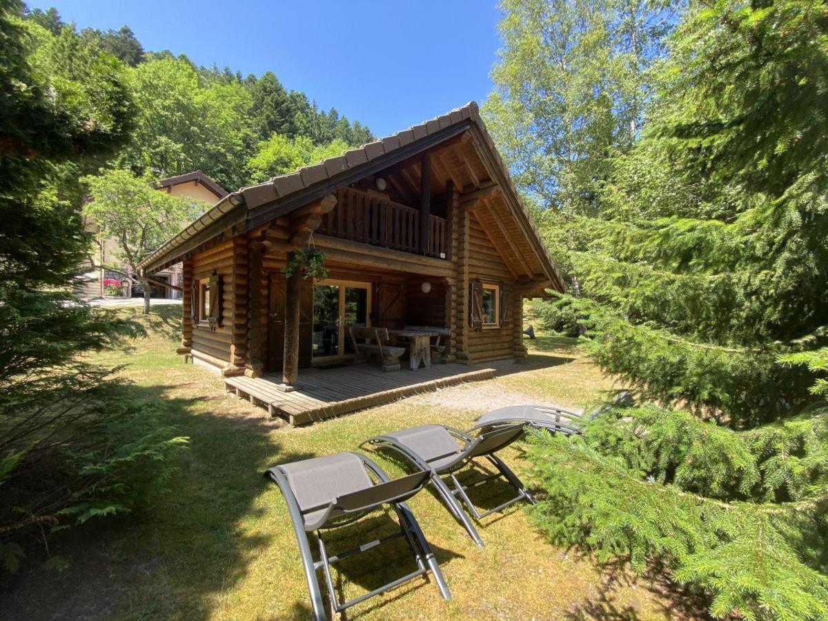 L'Ours Noir Chalet En Rondins La Bresse Eksteriør bilde