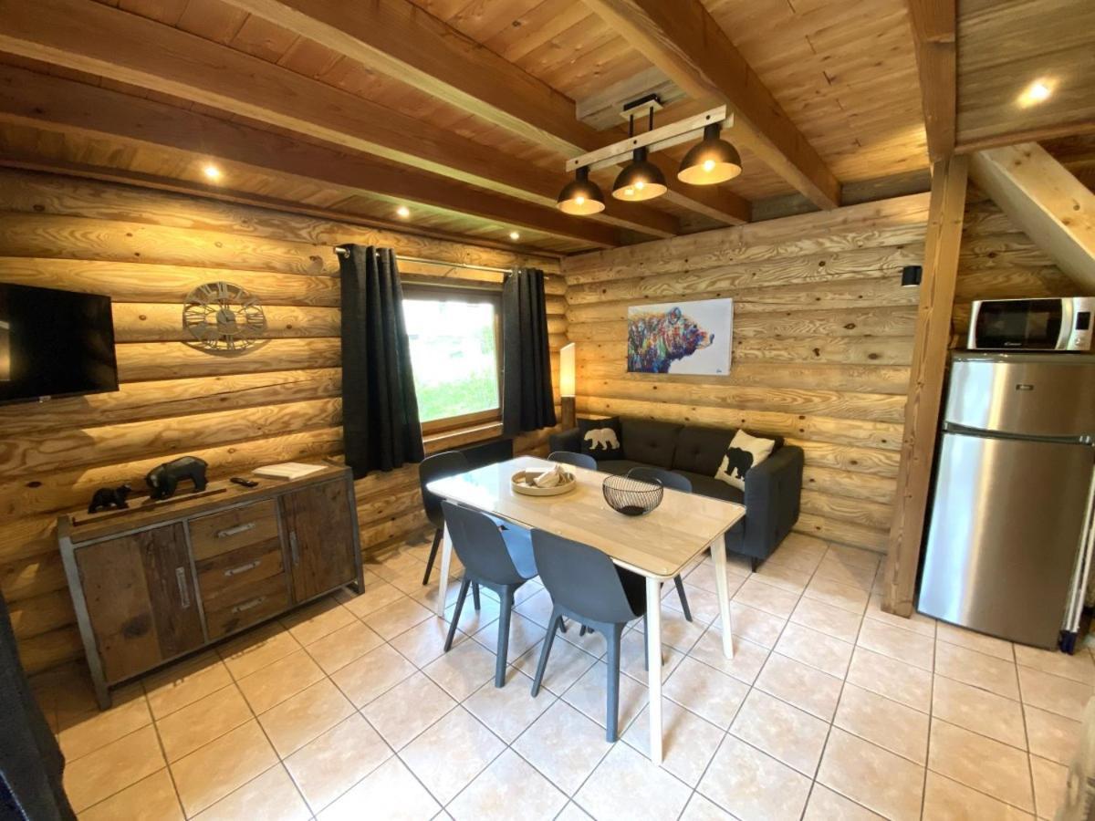 L'Ours Noir Chalet En Rondins La Bresse Eksteriør bilde