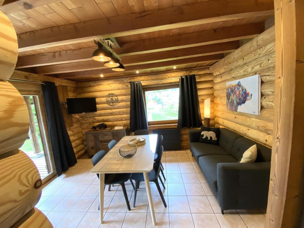 L'Ours Noir Chalet En Rondins La Bresse Eksteriør bilde