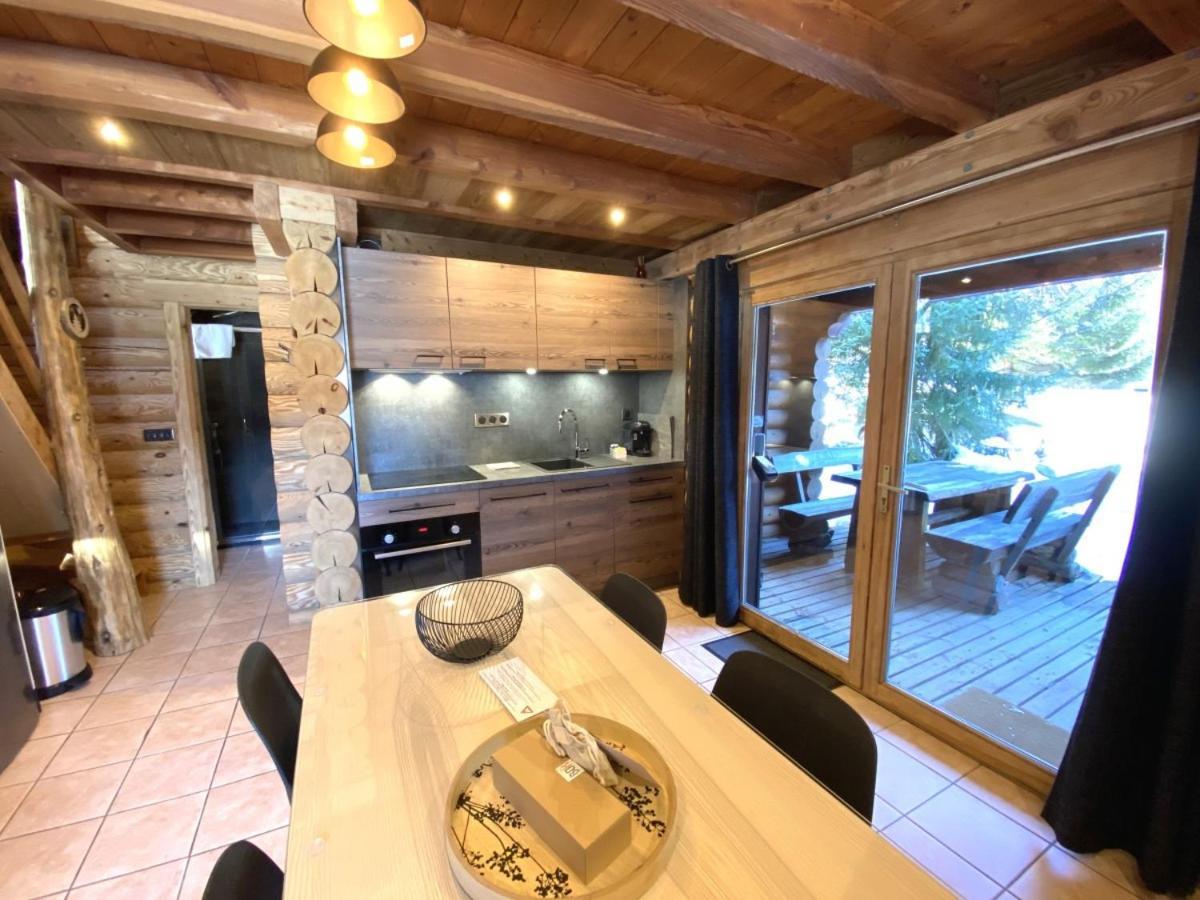 L'Ours Noir Chalet En Rondins La Bresse Eksteriør bilde
