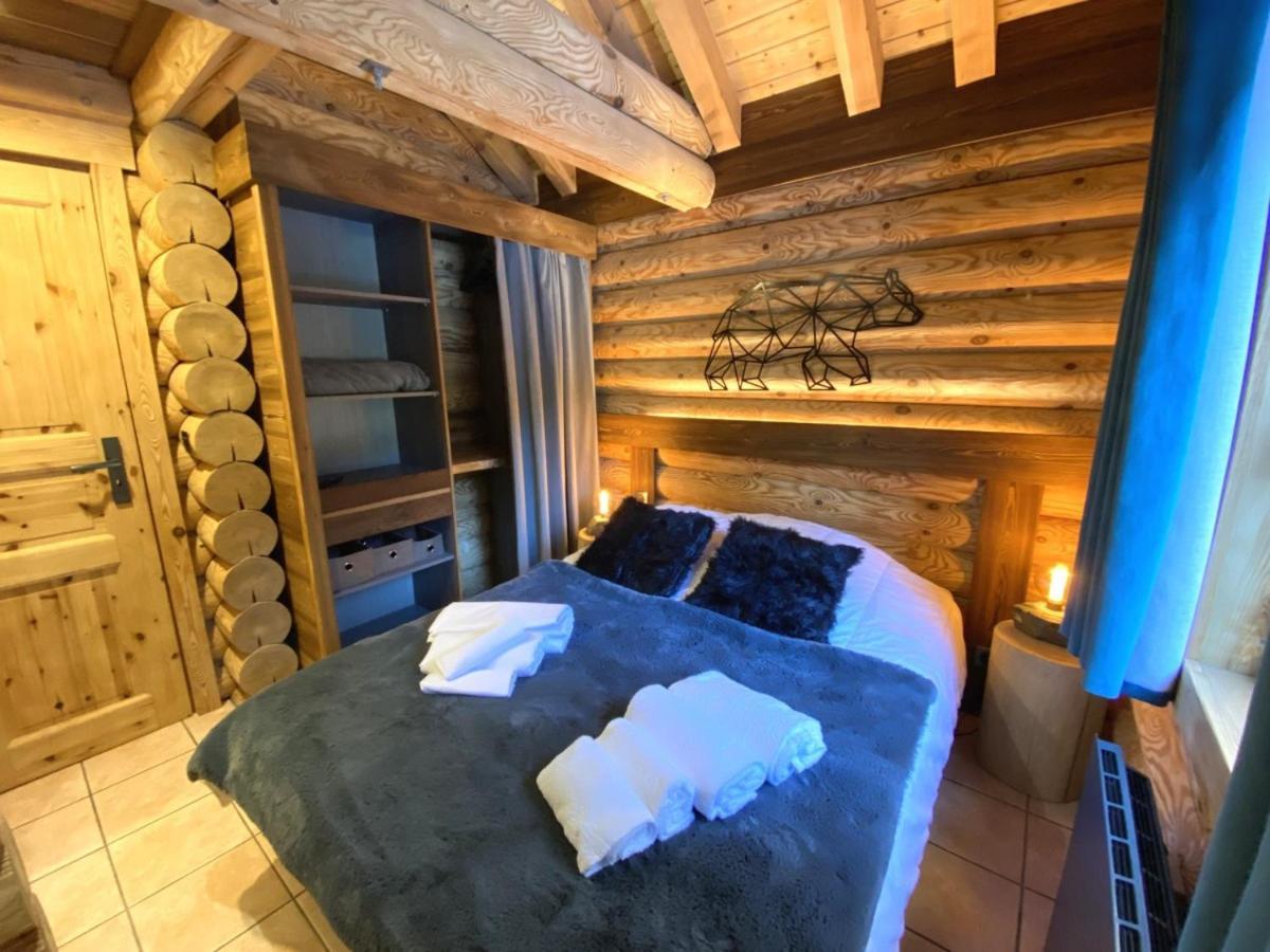 L'Ours Noir Chalet En Rondins La Bresse Eksteriør bilde
