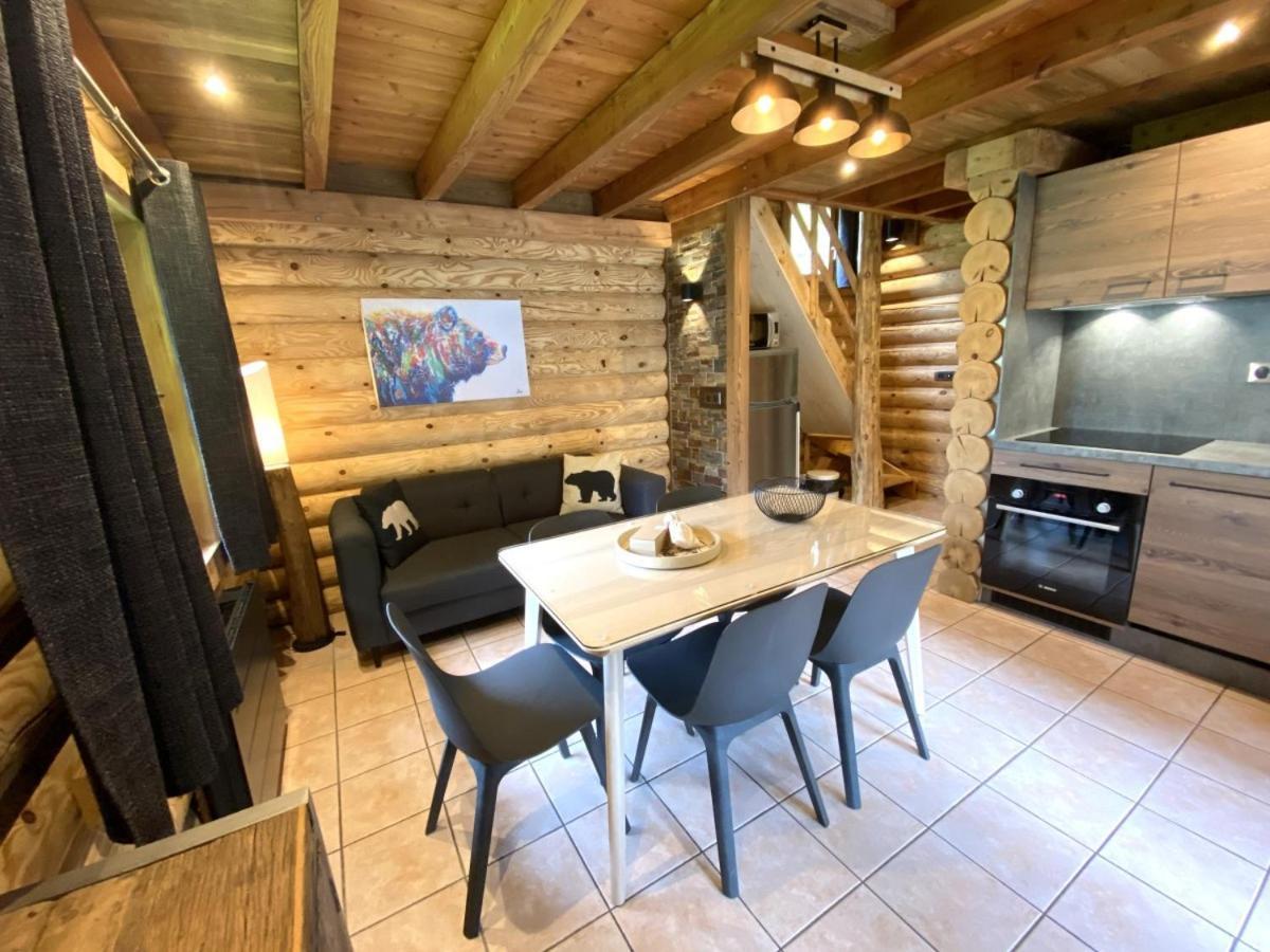 L'Ours Noir Chalet En Rondins La Bresse Eksteriør bilde