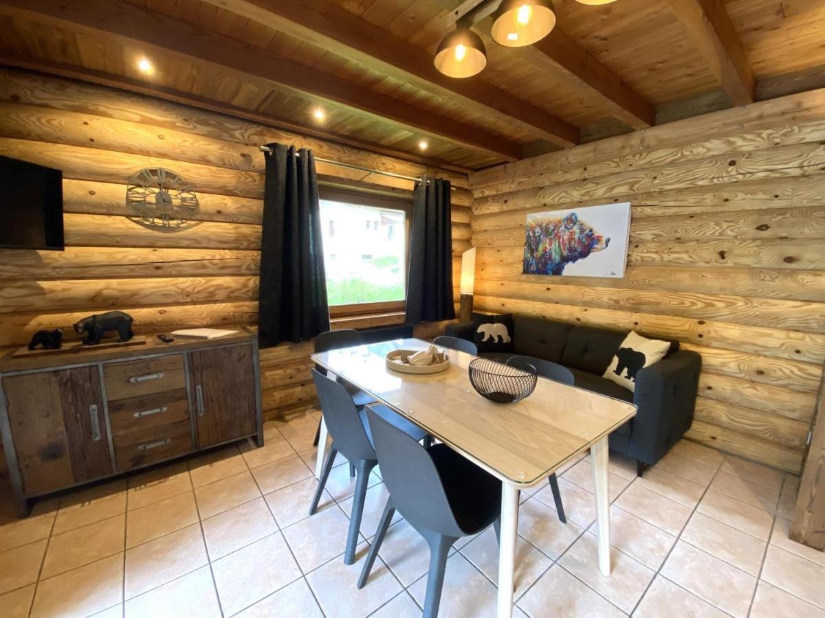 L'Ours Noir Chalet En Rondins La Bresse Eksteriør bilde