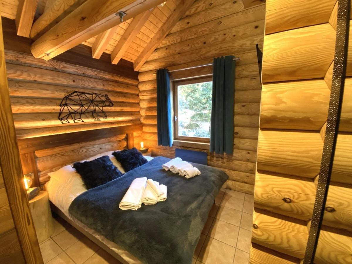 L'Ours Noir Chalet En Rondins La Bresse Eksteriør bilde